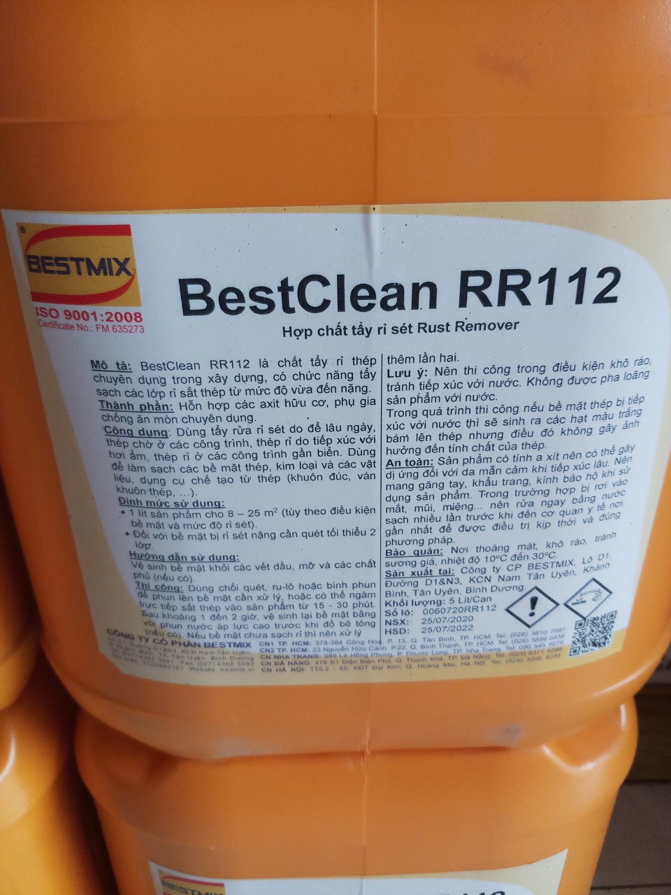 Tẩy rỉ BestClean RR112